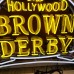 New Brown Derby Painted Metal Neon Sign 54"W x 36"H